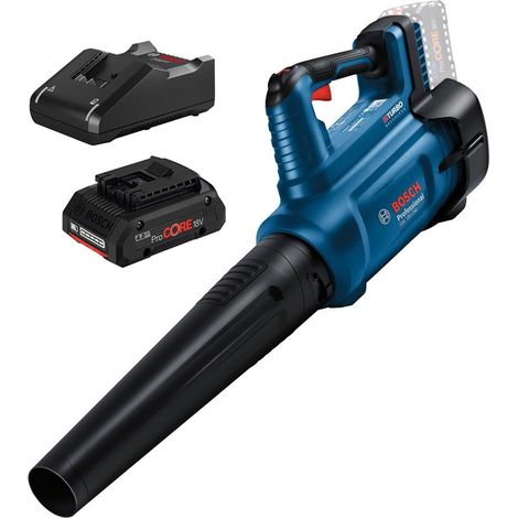 Bosch GBL 18V-750 18V PRO Cordless Brushless Leaf Blower + 4.0Ah ProCore Battery
