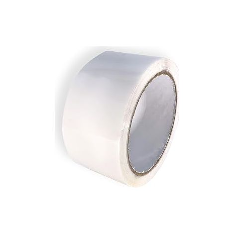 Ruban d'emballage blanc pour toutes les utilisations en polypropylène, 50 mm x 50 m (1/4)
