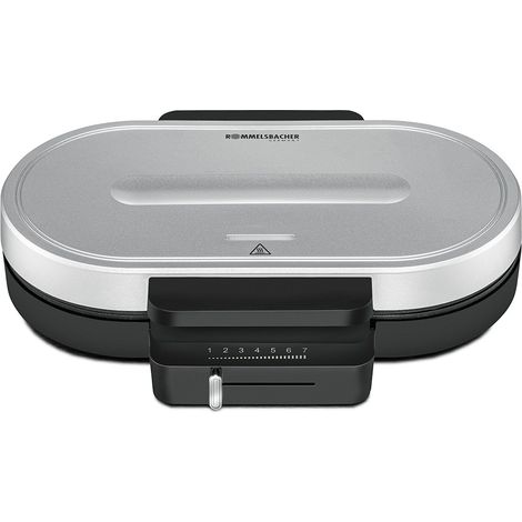 Gaufrier Rommelsbacher WA 1250 doppio 1250 W argento/nero 2x Ø16 cm (1/2)