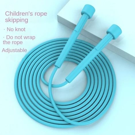 Corde à sauter professionnelle antidérapante, résistante, en PVC, anti-vibration, perles souples, en bambou, équipement de fitness (1/4)