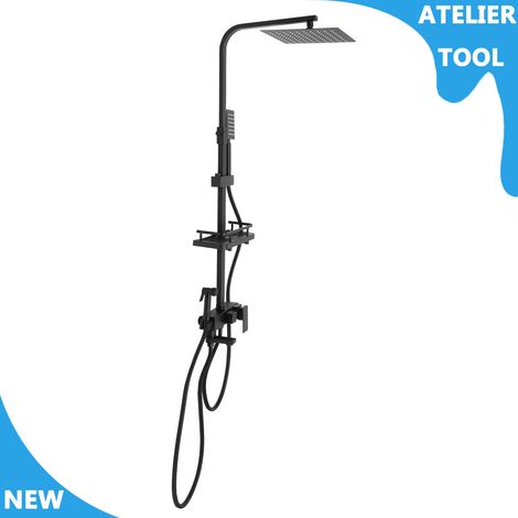 ATELIER Système de thermostat de douche de pluie monté sur mur NPT1/2'' hauteur réglable 28.74-45.67inch (1/5)