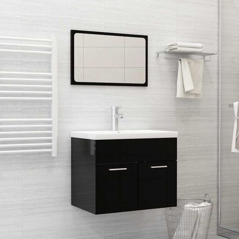 Teenpull – Einbauwaschbecken mit Wasserhahn 61x39x18 cm Keramik Weiß (1/5)