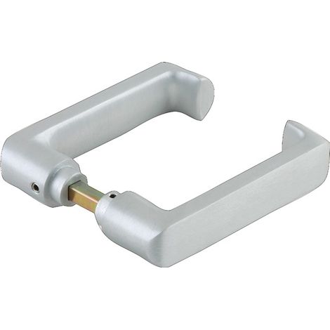 DORMA-Glas Drückerpaar 10.314, 8 mm, silber eloxiert (1/2)