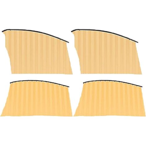Pare-soleil pour fenêtre latérale de voiture - Rideau magnétique pour fenêtre latérale de voiture - Bloque la forte lumière du soleil en été - Protection solaire de voiture pour camion, caravane, (1/5)