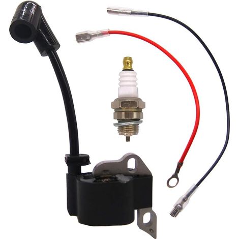 Compatible avec la bougie d'allumage du module de bobine d'allumage pour tronçonneuse Stihl 017 018 MS170 MS180 (1/3)