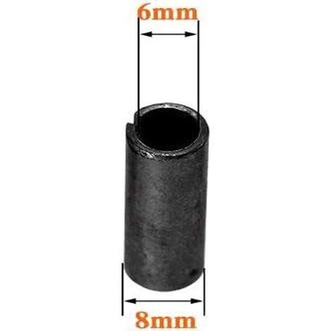 2pcs Manchons Diamètre intérieur (d) 6 mm, Diamètre (D) 8 mm, L 26 mm,Routeur Collet Mandrin Remplacement Convertisseur Adaptateur de Routeur Pour Gravure de Machine-Outil (1/5)