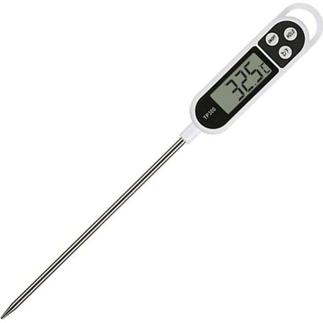Thermomètre de cuisson numérique à lecture instantanée, thermomètre à viande avec sonde longue, arrêt automatique et écran LCD pour cuisine (1/5)