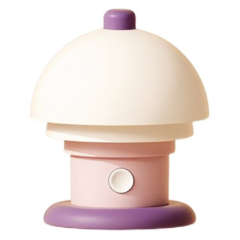 Lampe de chevet rose 0,5W - Moderne, élégante et lumineuse, avec un style crème français, créant une atmosphère chaleure (1/3)