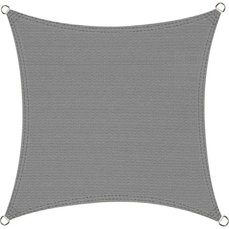 Voile d'ombrage respirante de 2,5 x 2,5 m avec protection UV (1/4)