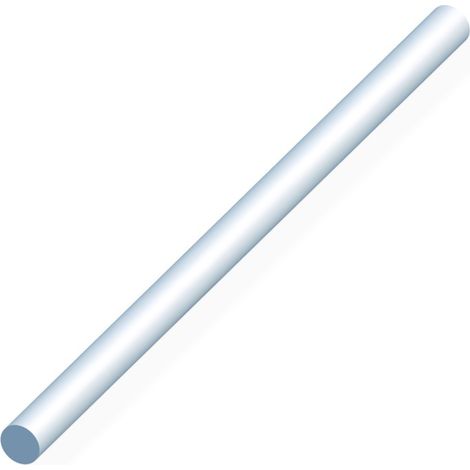 Vormann Alu-Profil Rundstange 4 mm silber elox. 1000 mm lang
