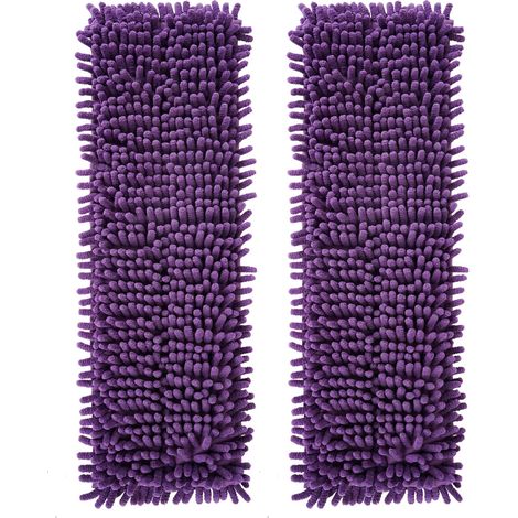 Set di 2 panni in microfibra per la pulizia Pet System per mop Bona, panni di ricambio riutilizzabili per mop, per pavimenti multisuperficie, panni lavabili da 45 cm per la pulizia e la spolveratura