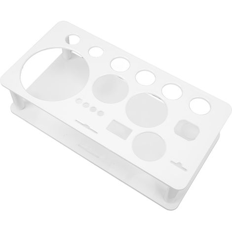 Barkeeper-Set mit abnehmbarem Ständer, platzsparend, geruchsneutral, vielseitiger Utensilienhalter aus Kunststoff für Bar oder Zuhause, weiß, große Größe (1/5)
