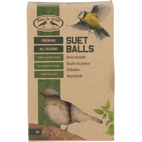 Boules de graisse sans filet - x6 (1/2)