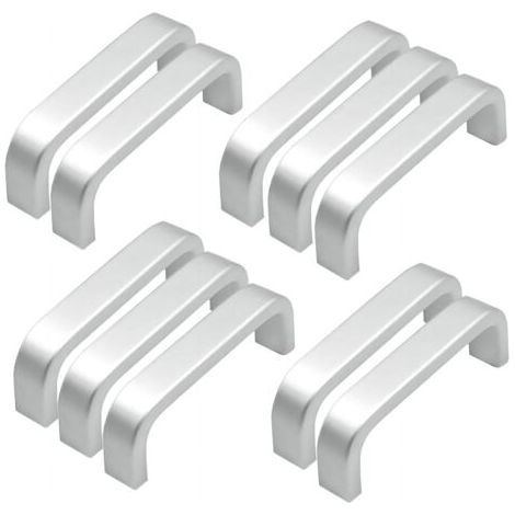 (64MM)，10 Stück Mini Aluminium Küche Schrank Tür Griffe Schrank Schublade Schlafzimmer Möbel Ziehen