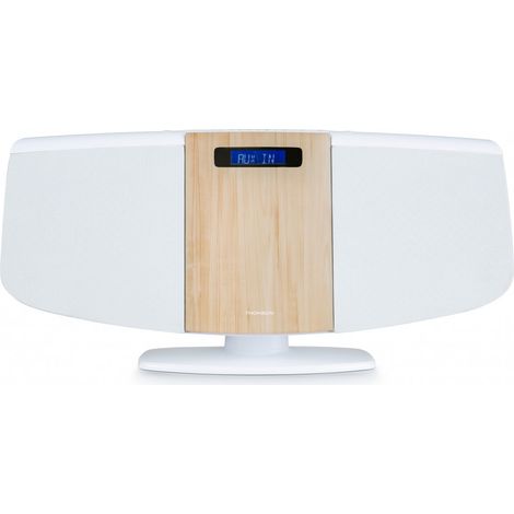 Thomson – Micro-chaîne stéréo Bluetooth 60W – Lecteur CD – Radio FM numérique – Télécommande – Équaliseur – AUX-IN 3.5mm