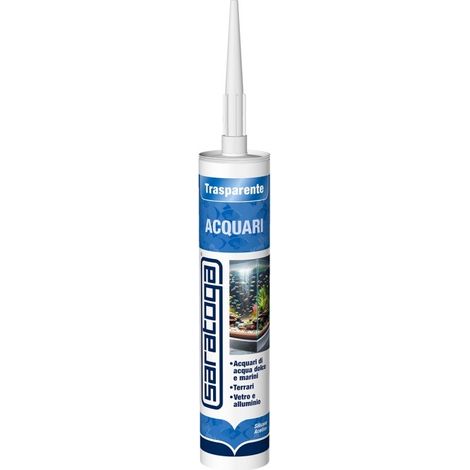 SILICONE ACETICO ACQUARI 280ML TRASPARENTE.