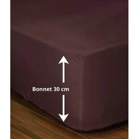 Coprimaterasso - LOVELY HOME - LH71595 - 160x200+30 cm - Marrone