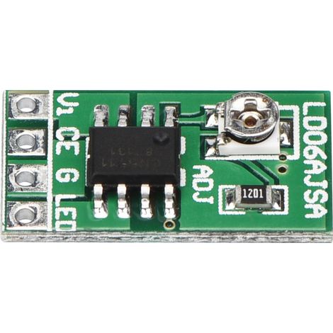Pilote LED à courant constant 3.3V-5V, module réglable 30-1500mA pour LED et batterie 18650 Li-ion (1/5)