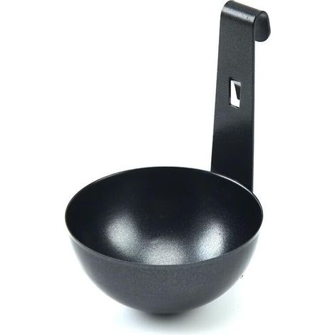 Ensemble de deux cuiseurs à œufs en acier inoxydable avec coquetier suspendu, pour œufs à la coque, cuiseur vapeur à œufs portable.