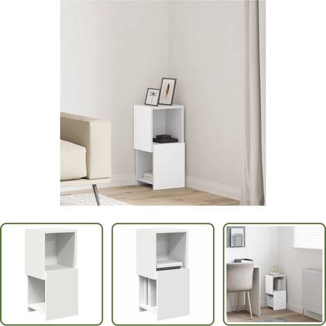 vidaXL Stauraum -  Eckschrank 25,5x25x55cm Holzwerkstoff (1/5)