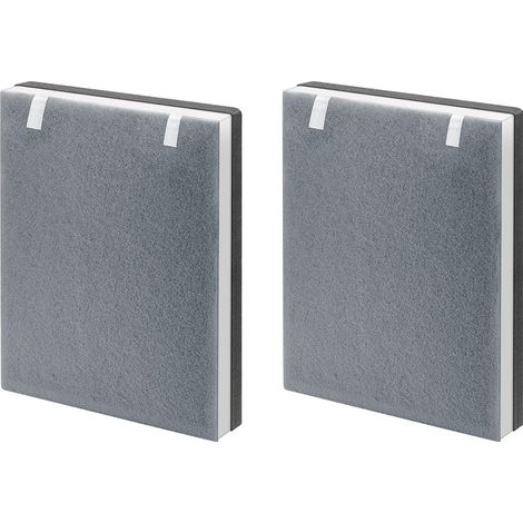 Cartouches filtrantes de rechange Vital 100 pour purificateurs d'air LEVOIT, préfiltre 3 en 1, système de filtration au charbon actif haute efficacité H13, lot de 2 (1/4)