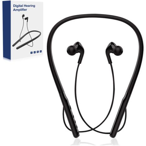 Kabellose Bluetooth-Kopfhörer Nackenbügel Aux-Bluetooth-Headset für Senioren Schwerhörigkeit Geräuschunterdrückung wiederaufladbares Modell, TRIMEC (1/5)