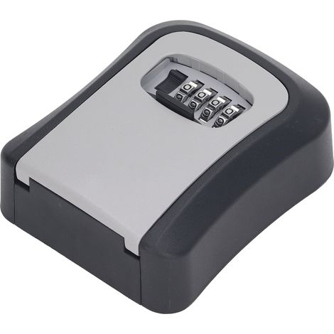 Schlüsselschrank mit 5-Zoll-4-stelligem Zahlenschloss und zurücksetzbarem Code für sichere Aufbewahrung (1/5)