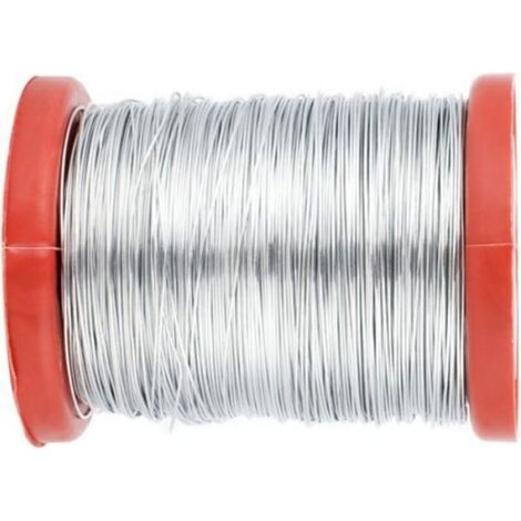 Fil De Cadre - Acier Inoxydable Et Fil De Fer 0.5 Mm - Pour Cadres De Ruche Apicole - Lot De 2 Rouleaux (1/4)