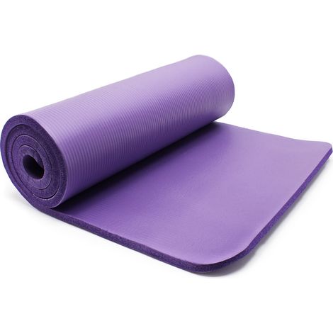Wiltec Isomatte lila 180x60x1,5cm Schlafmatte für Camping und Festivals, extradicke Isoliermatte Camping rutschfeste Outdoor Isomatte zum Zelten