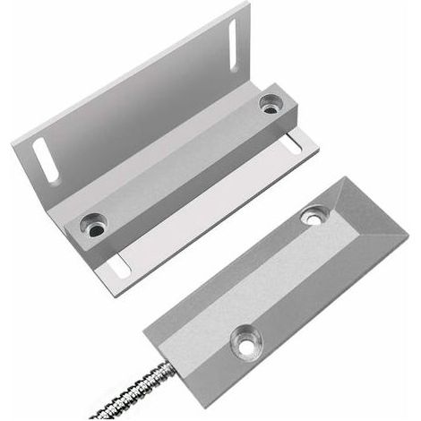 Contacts magnétiques d'alarme pour capteur d'interrupteur de porte de garage de volet roulant NC avec support en L (1/4)