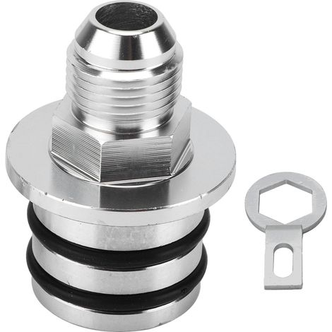 Adaptateur 10AN Raccord de Purge en Aluminium Billet avec Clé, Pièce de Remplacement pour Honda (1/5)