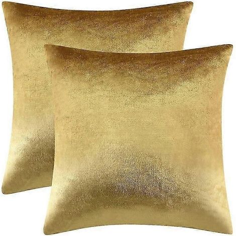 Taie d'oreiller décorative douce 45 x 45 cm, compatible avec les canapés et les lits (1/5)