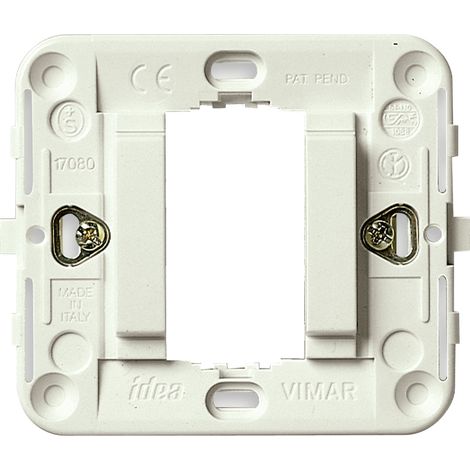 VIMAR - 17080.B Supporto liscio 1M +griffe bianco