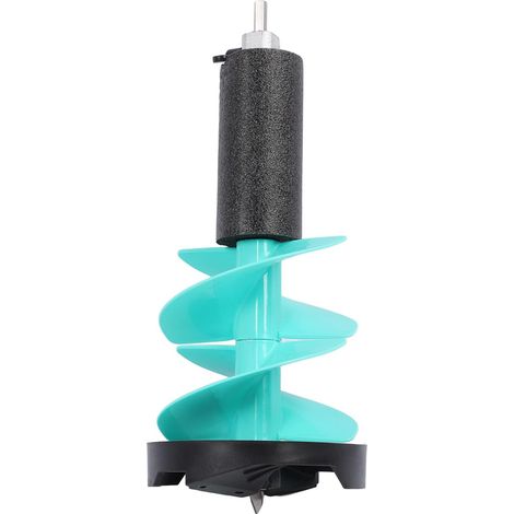 Tarière Électrique de Pêche sur Glace, Tarière à Glace sans Fil en Nylon de 8 Pouces avec Lames en Acier Incisives et Conception Flottante (1/5)