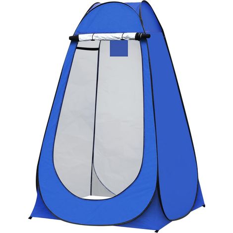 APEX Tente portable d'extérieur à déploiement instantané pour douche, toilettes et vestiaire de camping privés (1/5)