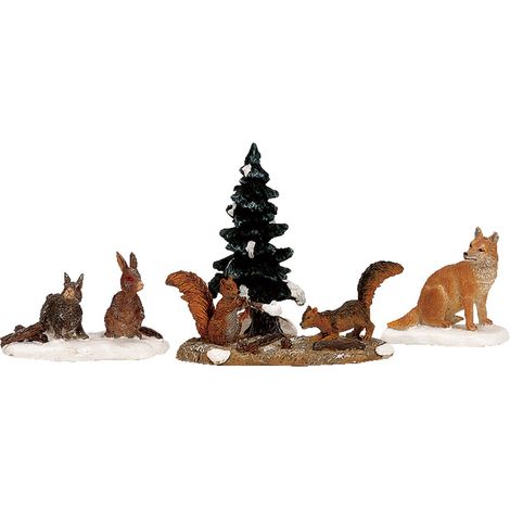 Woodland Animals, Set Of 4 - LEMAX COD. 12516 (1/3)