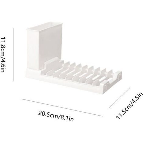 Égouttoir vaisselle pliable - 1pc, Multifonction comptoir cuisine inox Cuneary (1/5)