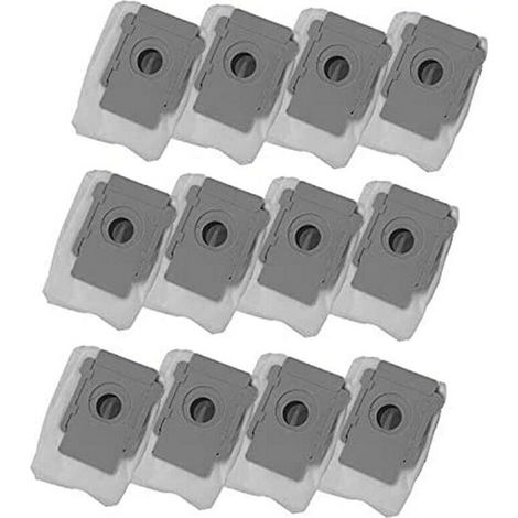 Remplacement de sacs à poussière 12 pièces pour Irobot Roomba I7 I7 Plus S9 E5 E6 E7 (1/5)