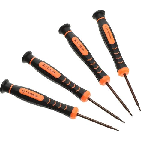 4pièces Tournevis De Précision Pour Réparation Manuelle Lot De Tournevis Droit Outil Compact Pour Maison (1/5)