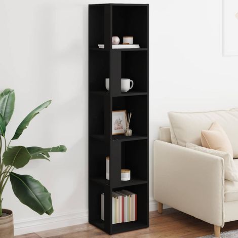 vidaXL Armadio Angolare Nero 33x33x164,5 cm in Truciolato (1/5)