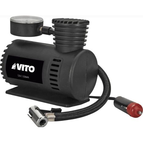 Mini Compresseur Portable 12V 13 Bar 150 PSI Station de gonflage avec indicateur de pression VITO