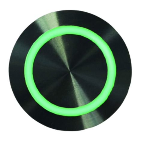 Ccei – Bouton d'arrêt d'urgence piezo RGB inox 316L – Commande étanche jusqu'à 1000m – Éclairage RGB personnalisable – Pour piscine