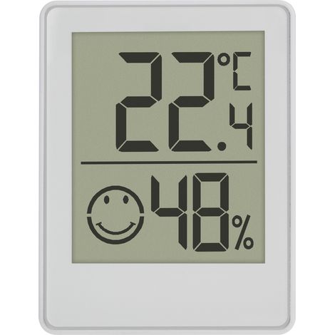 TFA Dostmann Digitales Thermo-Hygrometer Thermo-/Hygrometer Weiß 30.5039.02 (1/5)