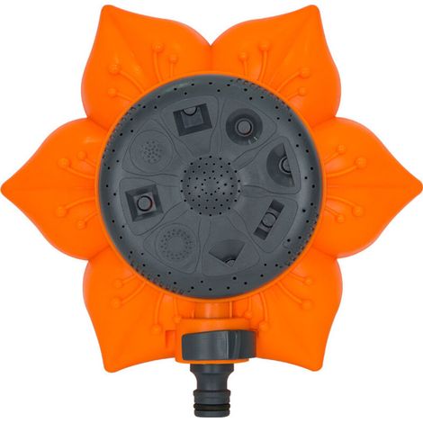 Arroseur oscillant automatique, arroseur de pelouse léger et économe en eau en plastique ABS avec buse réglable, adapté à l'irrigation des jardins et terrasses de petite et moyenne taille. (1/3)