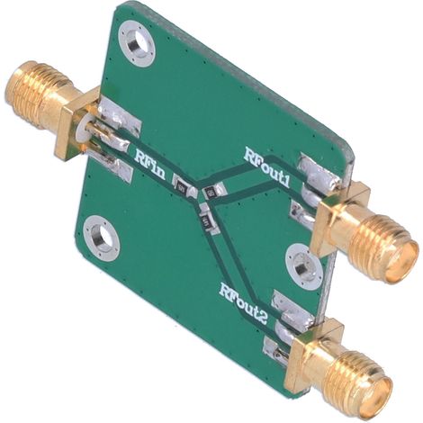 Répartiteur de puissance RF 1 vers 2, module résistif durable DC-5G, atténuation 6dB, diviseur micro-ondes pour distribution de fréquence radio. (1/5)