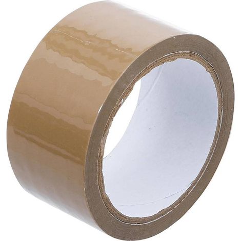 Bande Adhésive d Emballage Marron 50 mm x 50 m - Résistante et Pratique pour Scellage, Pro - D-Work (1/5)
