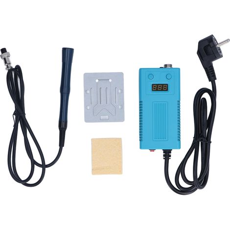Station de soudage numérique portable ABS alliage silicone pour réparation électronique AC100-240V avec prise UE (1/5)
