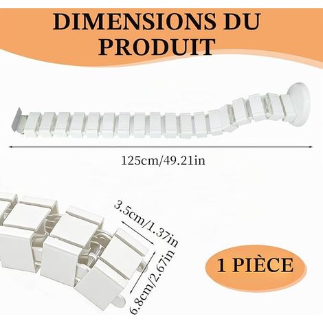 Vertebral Column Cable Management Thickened Material (1/4)