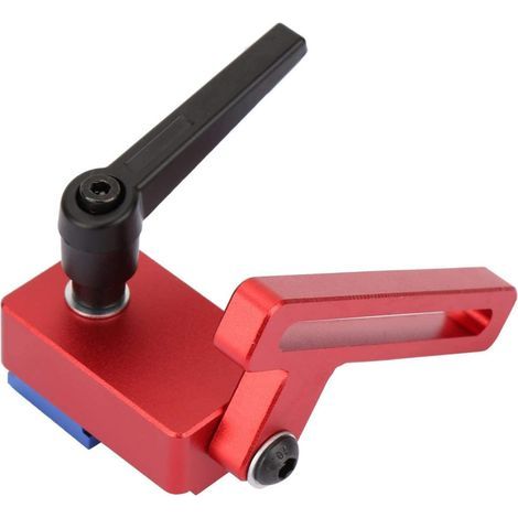 Guide de travail du bois de connecteur d'arrêt de piste d'onglet pour la scie à table de bricolage de type 30, limite de longueur précise (1/5)