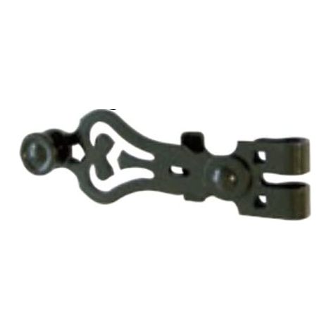 Espagnolette de volet L.2500 mm Lacet Poignée feuille Crochet droit - 0205274